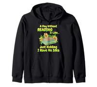 Un día sin Leer es como.. Reader Bookworm, Book Lovers Sudadera con Capucha