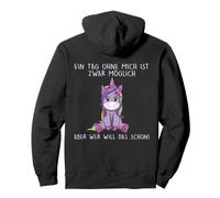 un día sin mí es Posible Pero Que ya Quiere Sudadera con Capucha