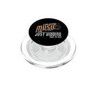 Un día sin música Banda Amante de la música Cantante Músico PopSockets PopGrip para MagSafe
