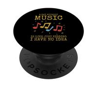 Un día sin música es como… Es una Broma PopSockets PopGrip Adhesivo