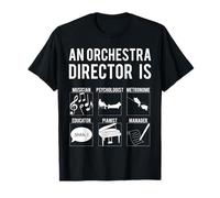 Un director de orquesta tiene muchos trabajos músico divertido Camiseta