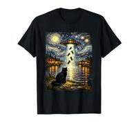 Un Divertido Encuentro Inspirado en Van Gogh sobre el secuestro de un Gato alienígena Camiseta