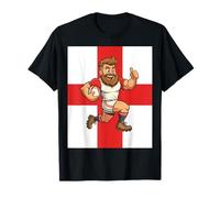 Un Divertido héroe del Rugby inglés a Toda Velocidad Camiseta