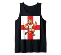 Un Divertido héroe del Rugby inglés a Toda Velocidad Camiseta sin Mangas