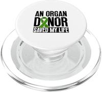 Un Donante de órganos me salvó la Vida - Donación de órganos PopSockets PopGrip para MagSafe