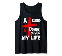 Un Donante de Sangre me salvó la Vida Plaquetas Donación de Sangre Jesús Camiseta sin Mangas