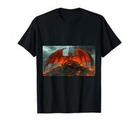 Un dragón Amenaza el Mito nórdico del Reino Pacífico de Beowulf Camiseta