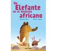 Un elefante en el desierto africano