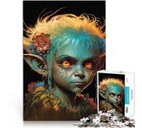 Un Elfo Sabio y mágico Goblin Rompecabezas de 2000 Piezas para Adolescentes Corte de precisión Actividades Divertidas en casa, Regalos de cumpleaños, Regalos de Viaje, 70x100cm