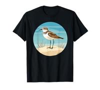 Un encantador pájaro de arenero en una aventura en la playa para los fanáticos de los pájaros Camiseta