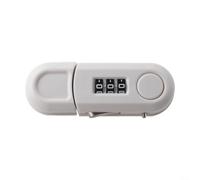 Un enfoque funcional para la seguridad del hogar invierte en un sistema de protección de contraseña fácil de usar para armarios (blanco)