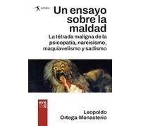 UN ENSAYO SOBRE LA MALDAD: La tétrada maligna de la psicopatía, narcismo, maquiavelismo y sadismo (Lanza)
