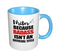 Un Escritor Para Editores. Escritor Porque Ser Rudo No Es Un Título Oficial. Taza De Café Con Asa Taza Cerámica Tazas Para Bebidas Oficina Amigo 330Ml