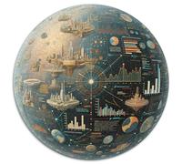 Un espacio tridimensional multidimensional Rompecabezas Imposible,desafío for Adults Science Fiction Entretenimiento Creativo 1000 Piezas Obra De Arte De Juego De Para Adultos Y Niños A Partir De 12 A