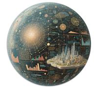 Un Espacio Tridimensional multidimensional Rompecabezas Imposible,desafío para Adultos Science Fiction Entretenimiento Creativo 1000 Piezas Obra De Arte De Juego De para Adultos Y Niños Mayores De 12