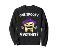 Un Espeluznante higienista Divertido Diente de Monstruo Halloween Sudadera