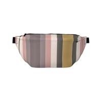 Un esquema de color cálido y rústico, versátil riñonera para correr, ligera, transpirable y ajustable para viajes, ciclismo y uso diario