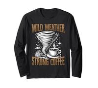 Un fuerte clima salvaje: una fuerte tormenta de café que persigue a un cazador de tornados Manga Larga