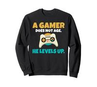 Un Gamer no envejece Sube de Nivel lujuria Gaming Sudadera