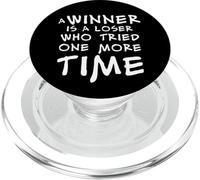 Un Ganador es un Perdedor Que lo intentó una Vez más PopSockets PopGrip para MagSafe