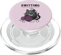 Un Gato de Ganchillo Cozy Mystery tejiendo Porque asesinar está Mal PopSockets PopGrip para MagSafe
