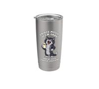 Un gato gracioso se preguntó si estaba bien y se echó a reír Vaso térmico de acero inoxidable de doble pared