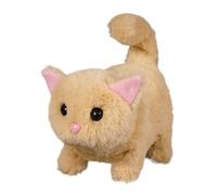 Un Gato Robot Real,Juguete Electrónico De Gato Robot De Peluche | Juguete Electrónico para Niños Que Mueve la Cola, Asiente y Camina