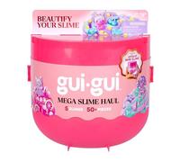 Un Giro Megaglorioso Gui Gui Brillo Afrutado, más de 50 piezas - 5 slimes perfumados: Cloud, Clear, Butter, Jelli y Crunch - Herramientas de belleza prémium - Slime mini exclusivo - A partir de 6 años