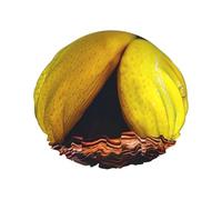 Un gorro de ducha de limón con una doble capa de mantiene tu cabello bien ya sea que los uses mientras te duchas o te bañas.