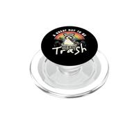 Un Gran día para ser Trash Funny Racoon, Arte Callejero de los 90, EduEly PopSockets PopGrip para MagSafe