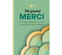 Un grand merci: Un carnet pour une maîtresse extraordinaire ! Offrez lui plein de cœur et de créativité : un carnet de notes personnalisé, pour une ... crème, couverture élégante au fini mat.