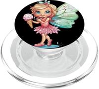 Un hada mágica con helado para una mirada feliz PopSockets PopGrip para MagSafe