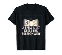 Un Hechizo al día Mantiene el aburrimiento lejos Diseño mágico Camiseta