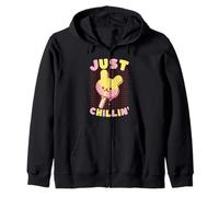 Un Helado Kawaii Bunny, un Regalo de Verano Simplemente Relajante Sudadera con Capucha