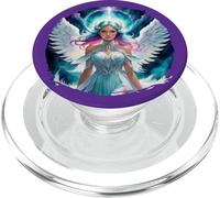 Un hermoso ángel en esferas celestiales 1 - Fan Fun PopSockets PopGrip para MagSafe
