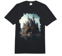 Un Hermoso Mundo de fantasía del Castillo de Cuento de Hadas Comfort Colors Adult Heavyweight T-Shirt