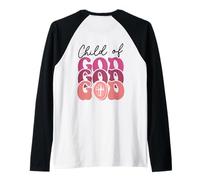 Un Hijo De Dios El Camino La Verdad La Vida Jesús Arte EN LA Espalda Camiseta Manga Raglan