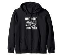 Un hoyo Club Divertido Grupo Disparo Para Un Tirador De Benchrest Sudadera con Capucha