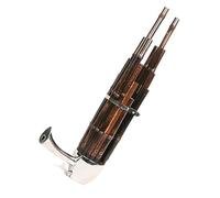 Un Instrumento De Viento En Re Mayor Adecuado Para Principiantes, 17 Cañas, Accesorios De Bambú Morado Para Actuaciones En Festivales,A