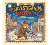 Un Investigatore a Baffoville - Le Avventure di Micio Pelodritto: Libro per bambini 7 - 9 anni - Detective e Misteri