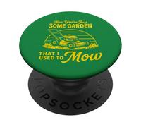 Un jardín que usé para cortar el césped Día del Padre PopSockets PopGrip Adhesivo
