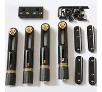 Un juego de 4cuerdas negro único puente bajo sin cabeza