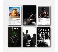Un juego de 6 pósteres de álbum de Travis Scott UtopiaPoster de arte de pared, póster de Travis Scott, póster minimalista de Travis Scott, póster de lienzo de Travis Scott