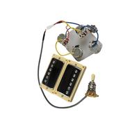 Un Juego De Pastillas Eléctricas De Doble Bobina Selladas Chapadas En Oro Disponibles En Varios Colores Puente de guitarra eléctrica pastilla eléctrica(Chrome YE)