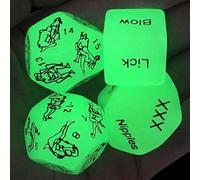 Un Juego de plástico para una Fiesta romántica de Dados Plsticos Hexaedricos Juego de Dados Plsticos Hexaedricos Regalo de Chica Set 6X5J2F7