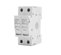 Un Juego De Portafusibles De CC 1P 2P, 10x38mm, Protector De Protección De Sistema Fotovoltaico Con Base De TOPV-30, PV Solar De Alto Voltaje, 1100V, GpV(25A,2P Without LED)