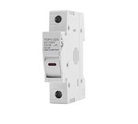 Un Juego De Portafusibles De CC 1P 2P, 10x38mm, Protector De Protección De Sistema Fotovoltaico Con Base De TOPV-30, PV Solar De Alto Voltaje, 1100V, GpV(20A,1P With LED)