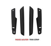 (Un juego) Kit de molduras interiores y exteriores para el soporte del parabrisas de la motocicleta