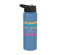 Un jugador no envejece, se levanta Stainless Steel Insulated Water Bottle