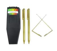 Un kit de equipo de caza de fantasmas que incluye 1 medidor EMF y 2 varillas de radiestesia de cobre es una opción popular entre los entusiastas de la caza de fantasmas y actividades paranormales